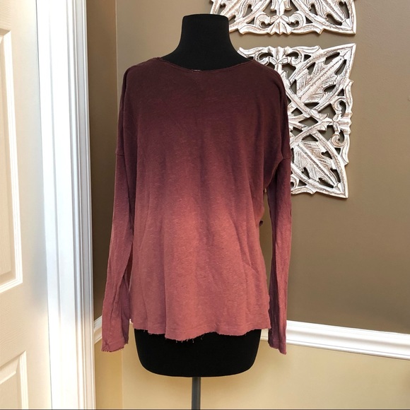 ⭐️ We the Free Starry Night Ombre Long Sleeve Tunic Shirt EXTRA SMALL - Picture 6 of 13